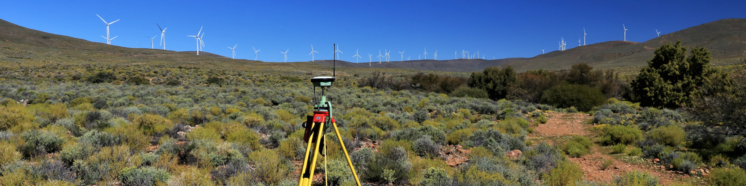 GPS unit used by Lloyd Hill in South Africa for surveying and data capture