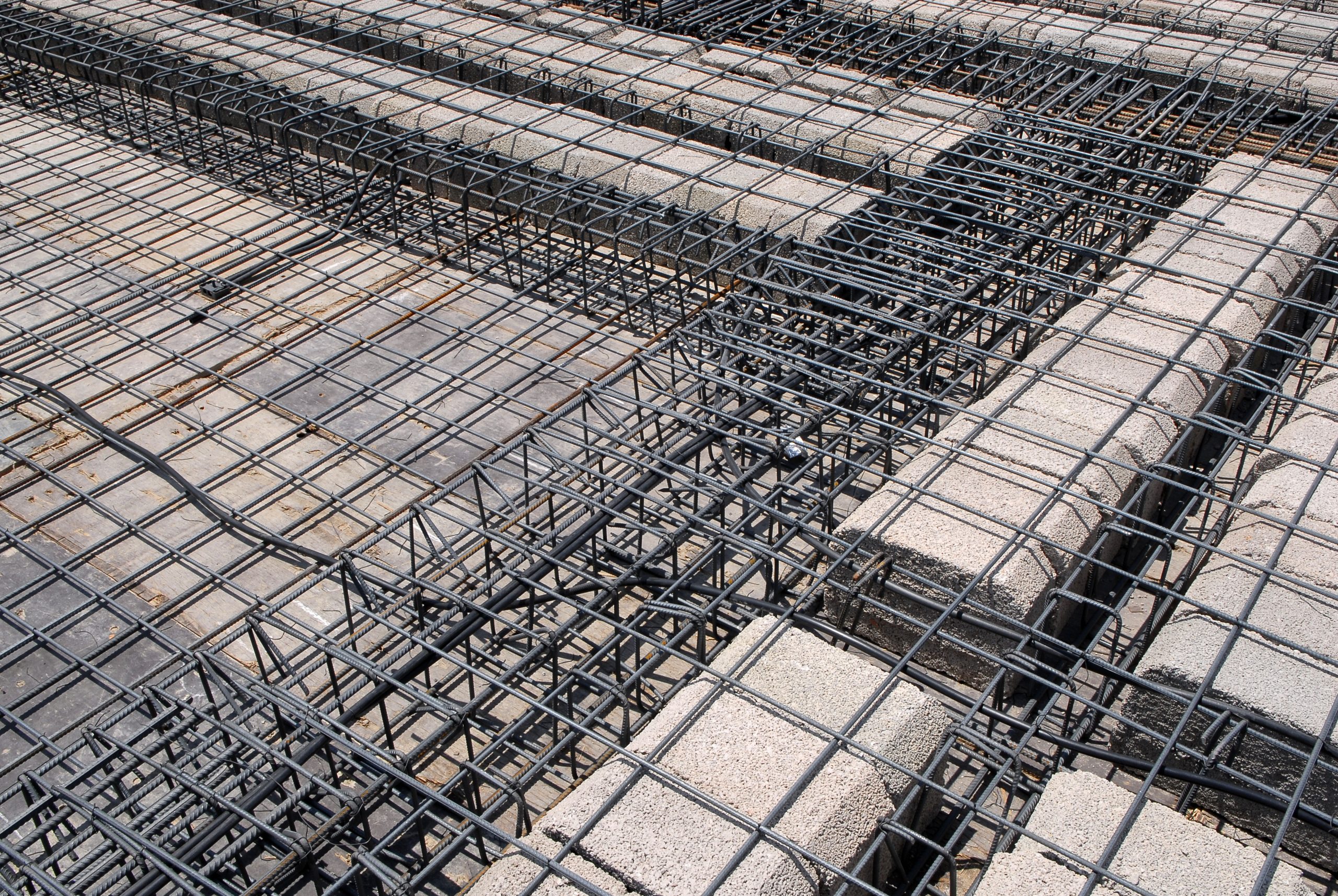ebar and steel reinforcement being documented in Viinplan before concrete is poured