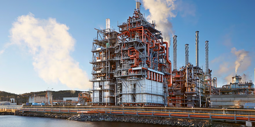 Cracker unit at a Linde industrial site managed with Viinplan for documentation